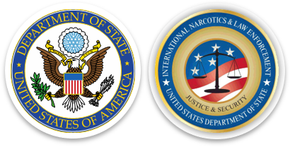 State Department and INL logos